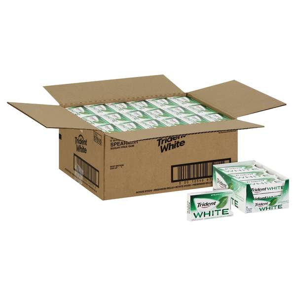 Trident Trident Singles White Spearmint Gum 16 Pieces, PK162 67610